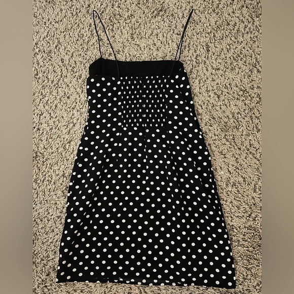 ⚪️URBAN OUTFITTERS | Josephine Polka Dot Bungee Mini Dress⚪️ - Picture 5 of 5